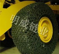 现货供应明威50装载机轮胎保护链天津明威链业